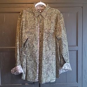 Rock Roll N Soul 2XL Men's Snap Down